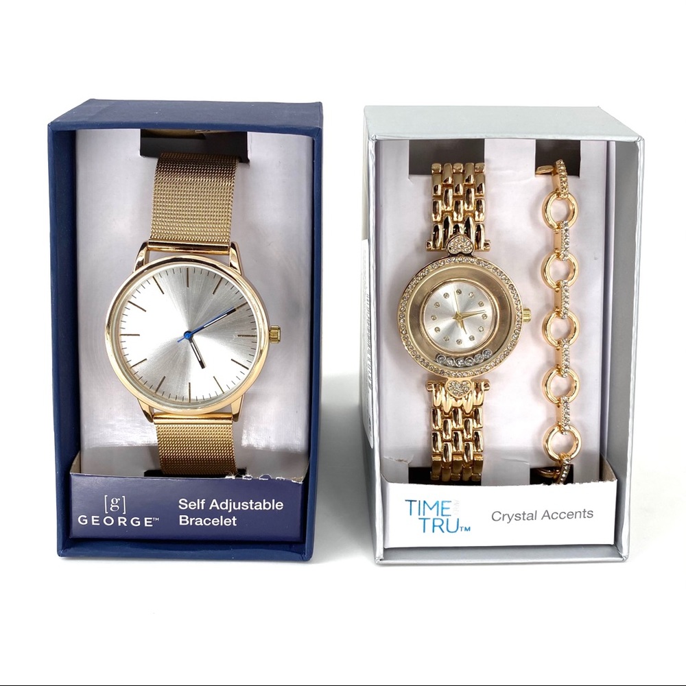 Time & Tru Women's Watch and George Men's Watch